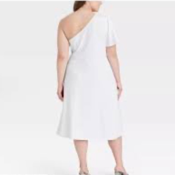 Who What Wear Dresses & Skirts - NEW! Who What Wear White One Shoulder Dress